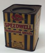 A "Speedwell Transmission Grease" can.