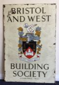 A large rectangular "Bristol & West Building Socie