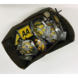 A collection of old AA badges. Est. £30 - £40.