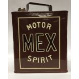 A "Motor Mex Spirit" fuel can. (1).