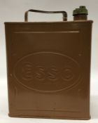 An "Esso" fuel can. (1).