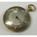 A rare 18 carat repeater pocket watch with silver