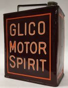 A "Glico Motor Spirit" fuel can. (1).