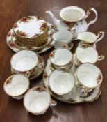 A large Old Country Roses tea and dinner service.