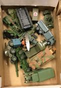 Dinky and other Military wagons. Est. £20 - £30.