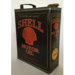 A "Shell-Mex Ltd. Motor Oil" can. (1).