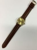 A gent's gold Oyster Perpetual wristwatch with dia