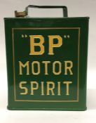 A "BP Motor Spirit" fuel can. (1).