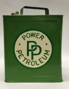 A "Power PP Petroleum" fuel can. (1)