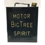 A "Motor Big Tree Spirit" fuel can. (1).