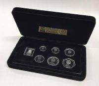 A 1979 silver coin set in fitted case. Est. £20 -