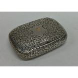 An Austrian (?) silver tobacco pouch attractively