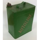 An "Autoline" fuel can. (1).