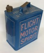 A "Flight Motor Spirit" fuel can. (1).