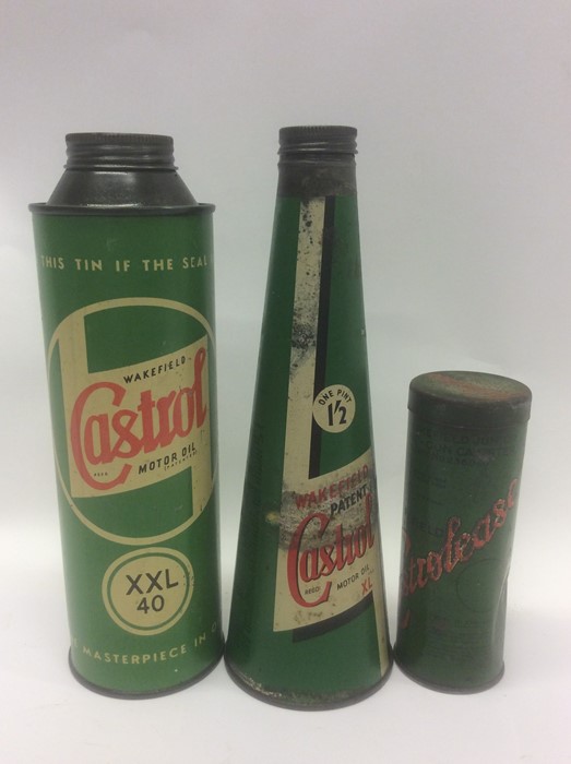 A conical shaped "Wakefield Patent Castrol Motor O