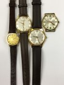 A collection of gent's wristwatches together with