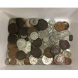 A quantity of silver and other coinage. Est. £20 -