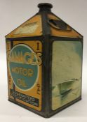 A "Gamages Motor Oil" can in cuboid form. (1).