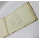 A folio containing drawings of naked and semi-nake