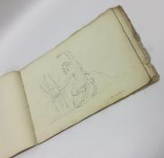 A folio containing drawings of naked and semi-nake