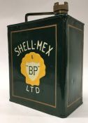 A "Shell-Mex & BP Ltd." fuel can. (1).