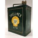 A "Shell-Mex & BP Ltd." fuel can. (1).