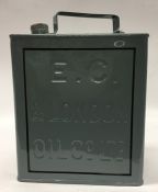 An "E.C & London Oil C. Ltd." fuel can. (1).