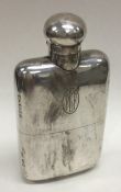 A good silver hinged top scent bottle. London. By