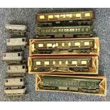 A selection of TTR '00 gauge Pullman's passenger c