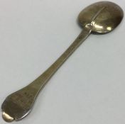 An early dog nose silver gilt and rat tail spoon w
