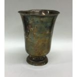 A French 18th Century tapering beaker on spreading