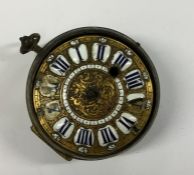 A gent's large gilt Verge pocket watch case. By Le
