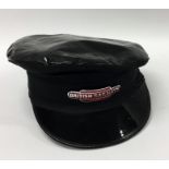 An original British Railways driver's cap size 7.