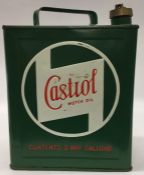A "Castrol Motor Oil" fuel can. (1).