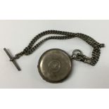 A gent's silver full Hunter pocket watch together