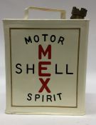 A "Shell Mex Motor Spirit" fuel can. (1).