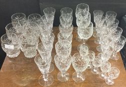 A good set of cut glass.