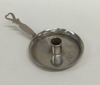 An unusual miniature Continental silver chamber st
