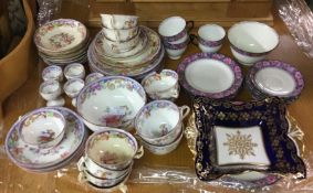 Decorative teaware and other china.