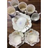 A quantity of old Coronation cups and saucers.