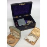 A box containing costume jewellery. Est. £15 - £20