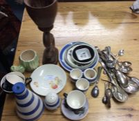 Decorative china, plated cutlery etc.