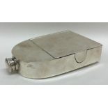 A rare travelling silver hip flask / lunch box wit