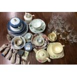 Decorative china and glassware etc.