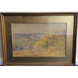 ARTHUR PERRY: A framed and glazed watercolour depi