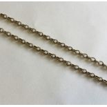 A 9 carat belcher link neck chain. Approx. 22 gram