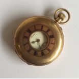 A gent's 9 carat Half Hunter pocket watch. By Bens