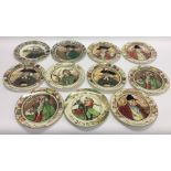 A group of ten Royal Doulton collectors' plates. E