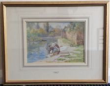 JOSEPH KIRKPATRICK: A framed and glazed watercolou