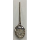 A Georgian mote spoon. Approx. 10 grams. Est. £30